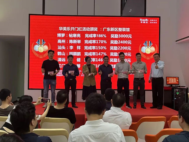 華美樂開門紅表彰大會(huì)暨五一大戰(zhàn)啟動(dòng)會(huì)圓滿成功